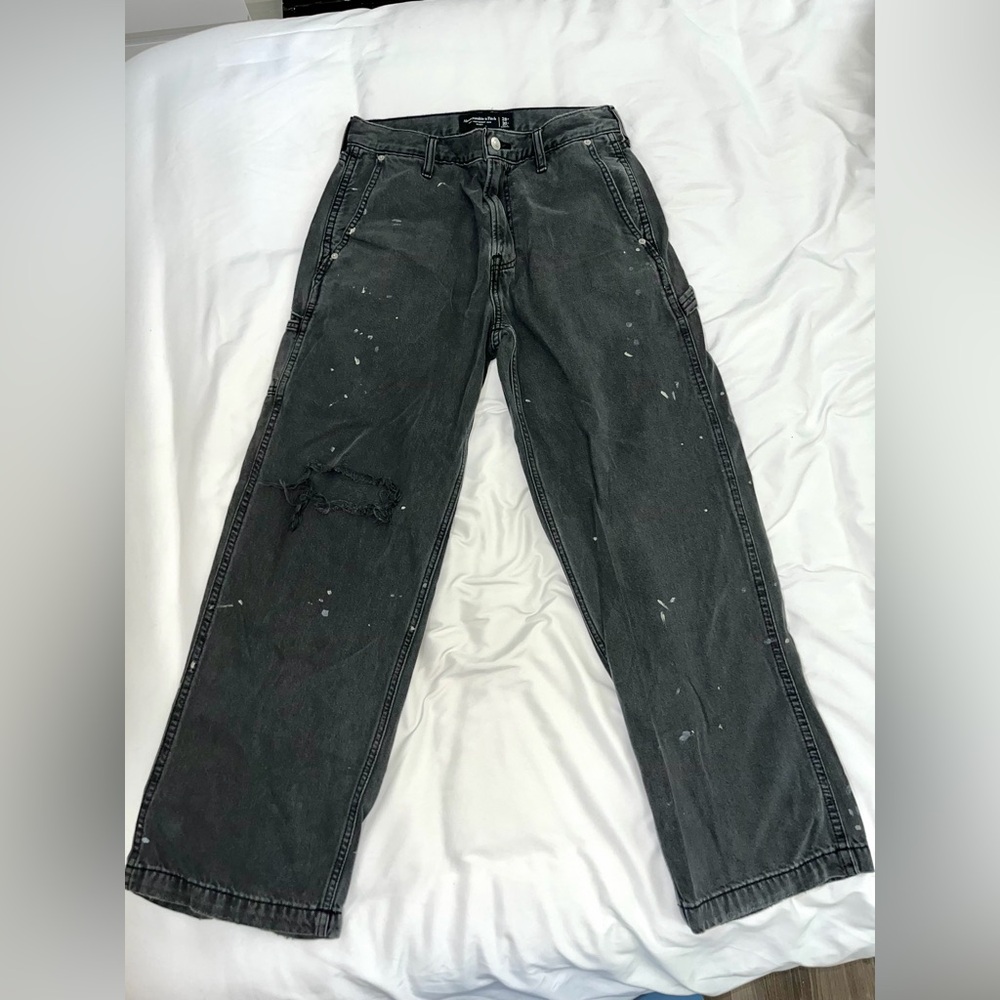 Abercrombie & Fitch Relaxed Men's Utility Jeans